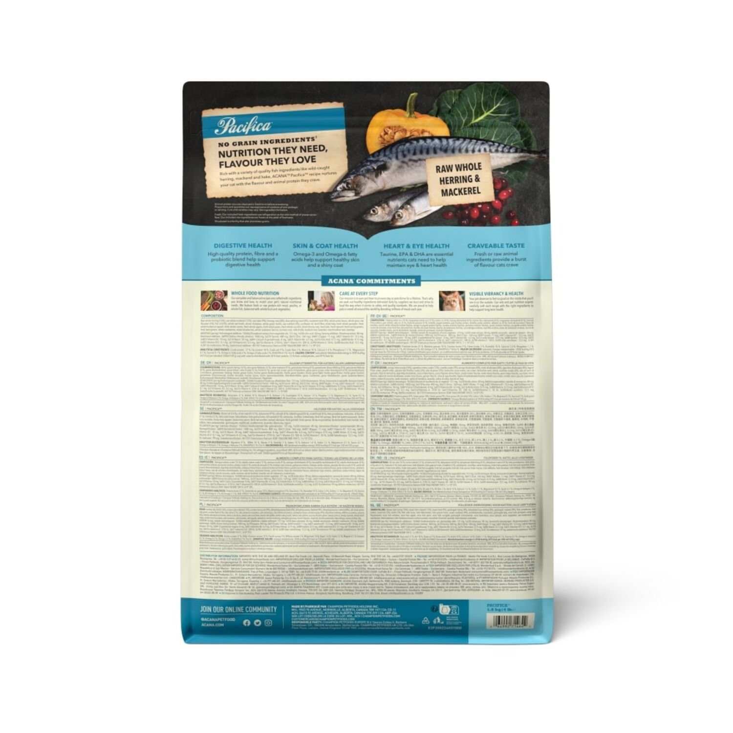 아카나 캣 고양이사료 하이프로틴 패시피카 1.8kg