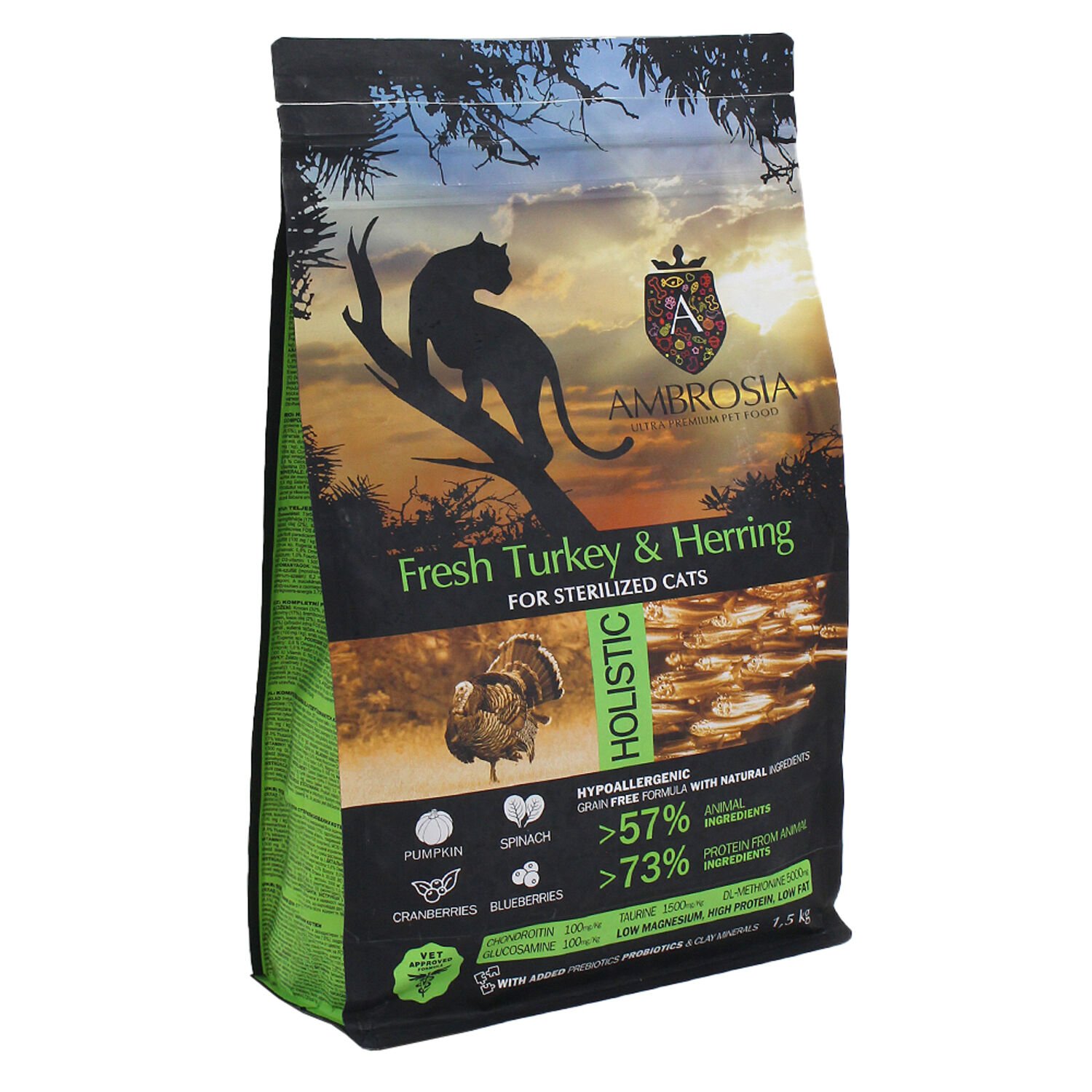 암브로시아 캣 칠면조&청어 5kg - 유통기한 2025.10