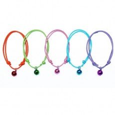 문펫 러블리 오색매듭 방울목걸이