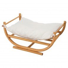 네코세카이 라탄 캣 해먹 카멜