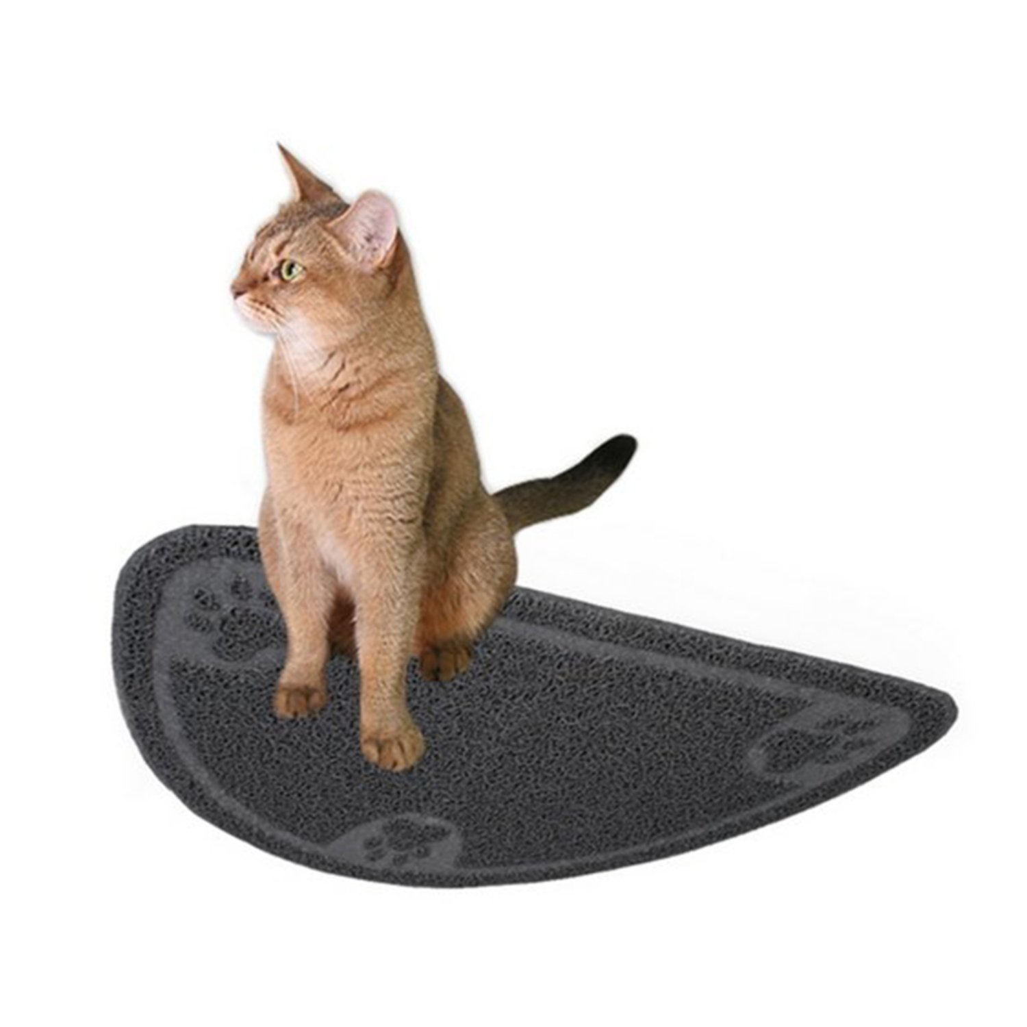 펫라이프 하프문 모래매트 그레이