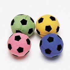 펫모닝 장난감 축구공 스폰지볼 4개입