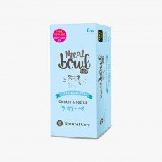 네츄럴코어 밋보울 닭가슴살&대구 캔 30g 6개입