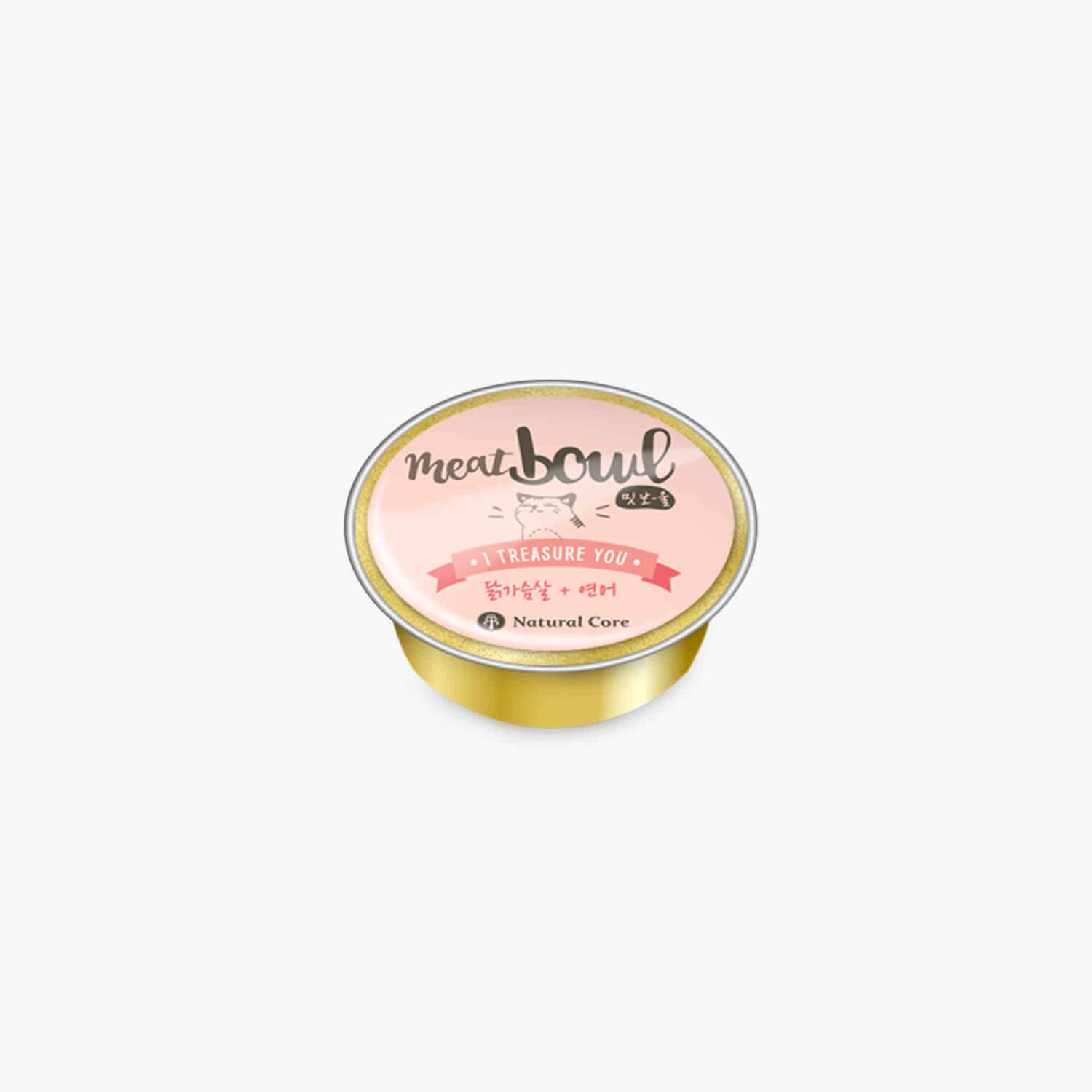 네츄럴코어 밋보울 닭가슴살&연어 캔 30g 6개입