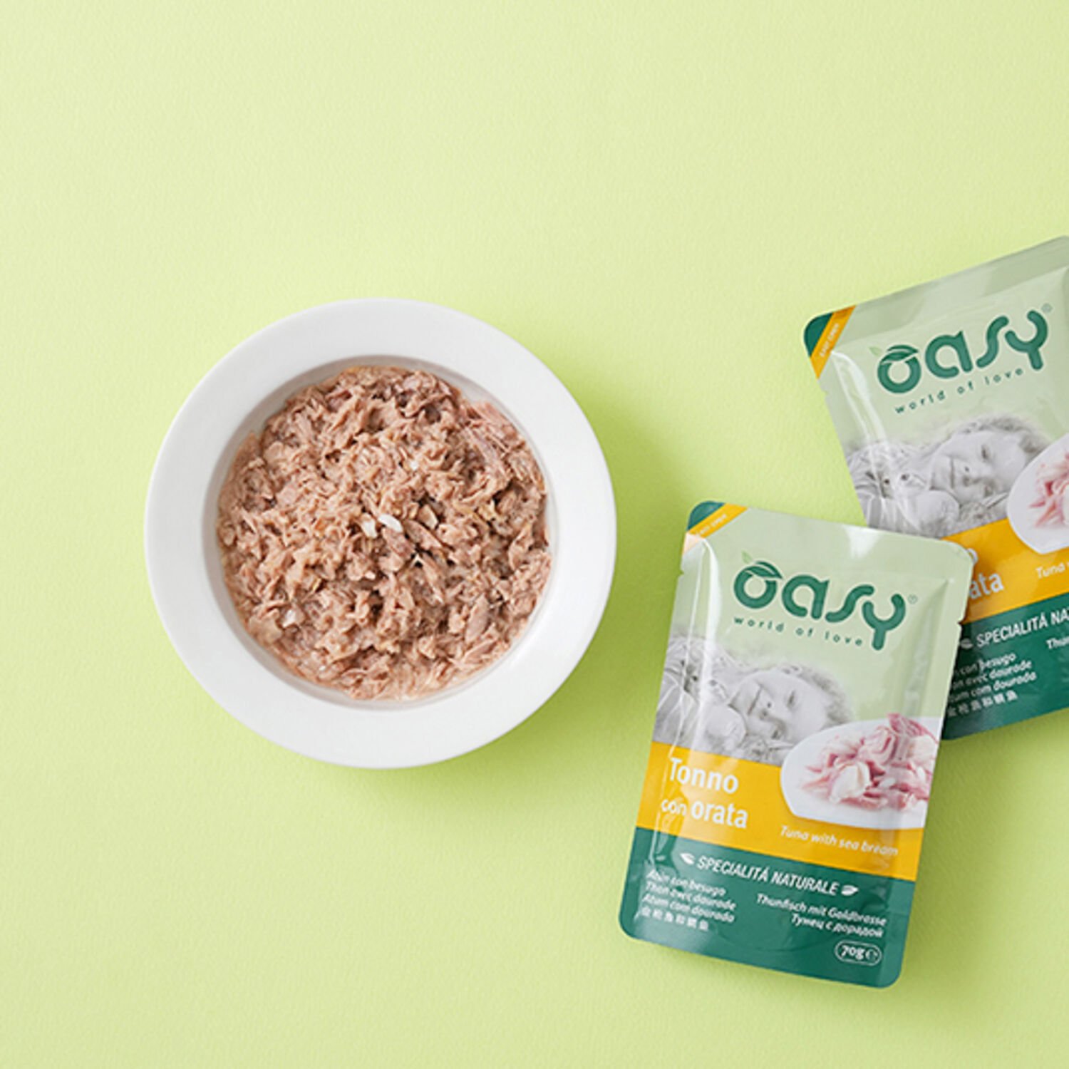 오아지 네츄럴 레인지 파우치 70g 4종 콤보 24개