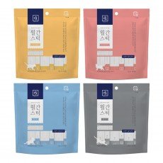 브리더랩 월간스틱 짜먹는 간식 4종 콤보