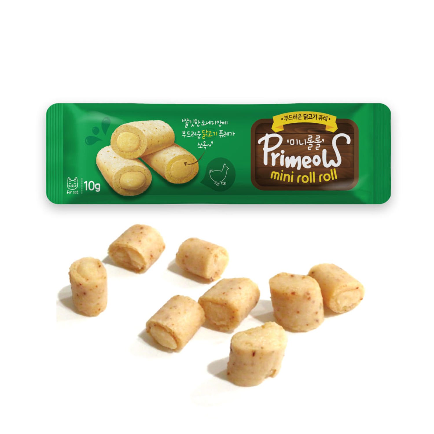 프리미요 미니롤롤 닭고기 10g x 40개입