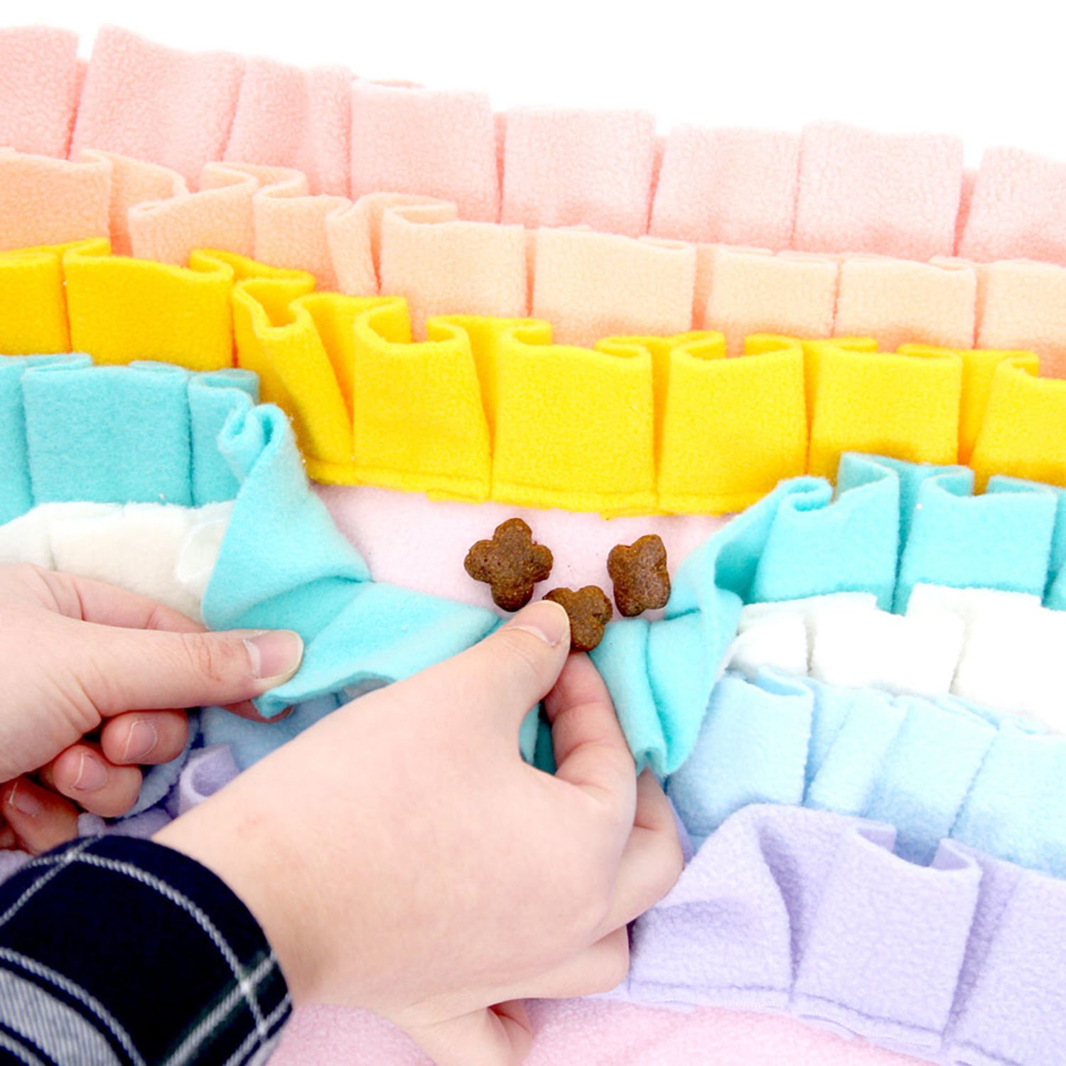 애구애구 분리불안 노즈워크 무지개