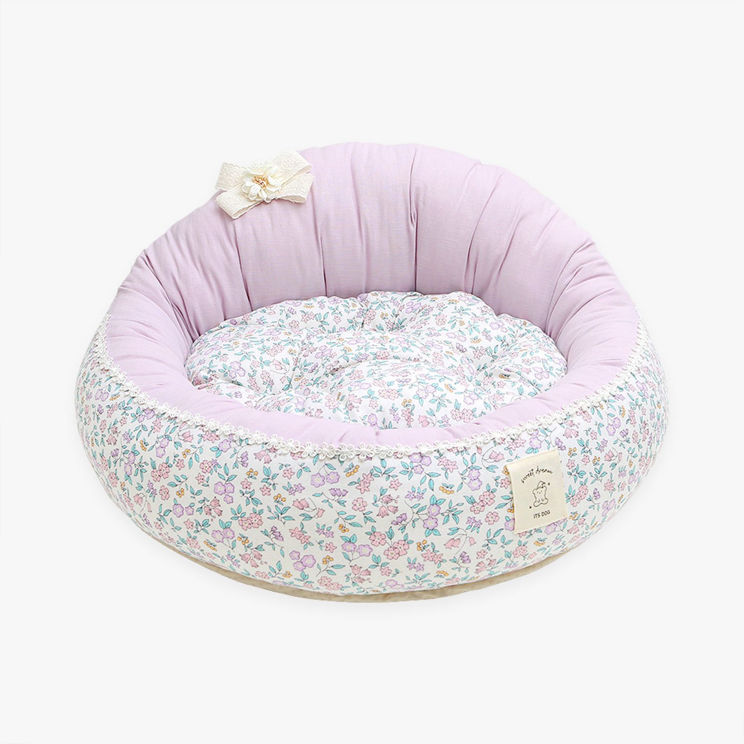 이츠독 플로라 가든 쇼파 베드 바이올렛 M사이즈